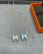 [Marin]COLLIER POP H BLEU CIEL