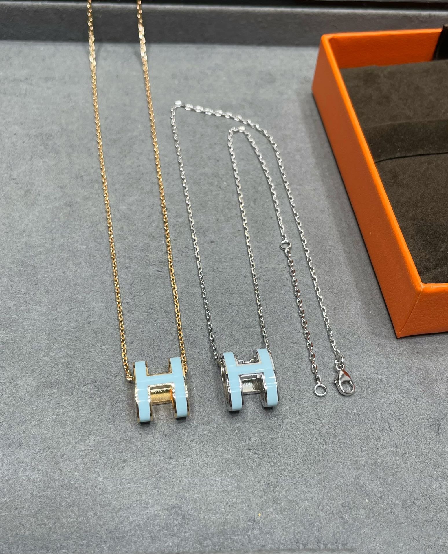 [Marin]COLLIER POP H BLEU CIEL
