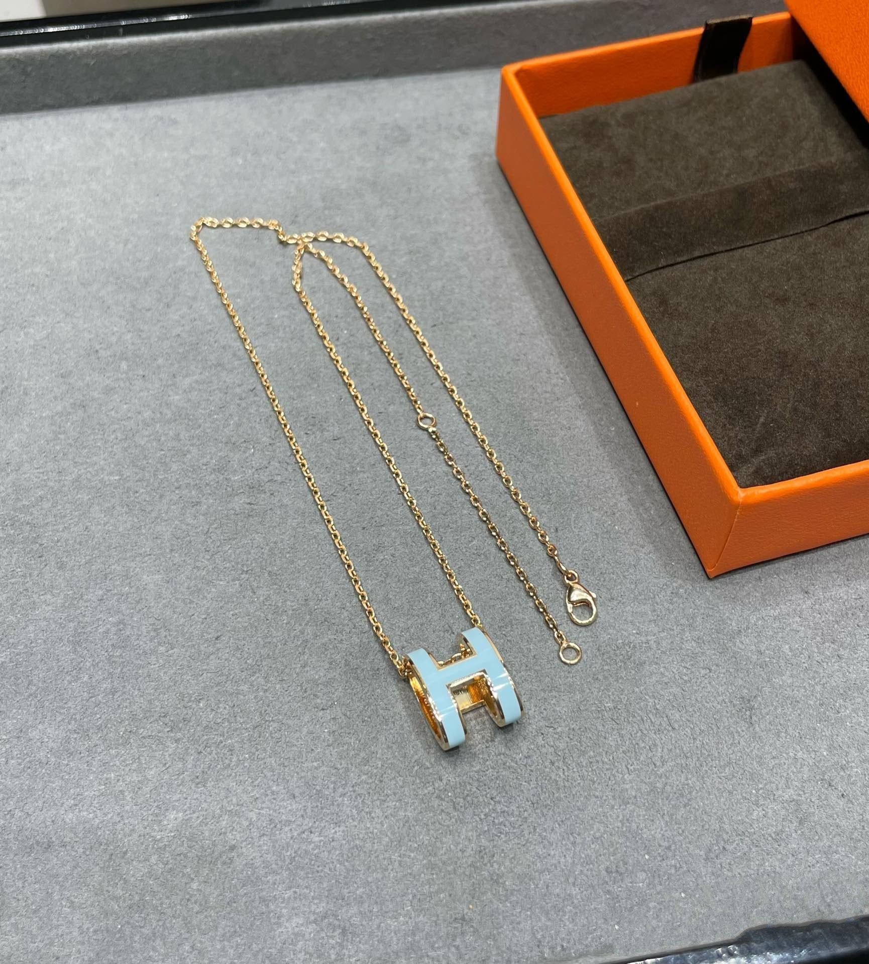 [Marin]COLLIER POP H BLEU CIEL