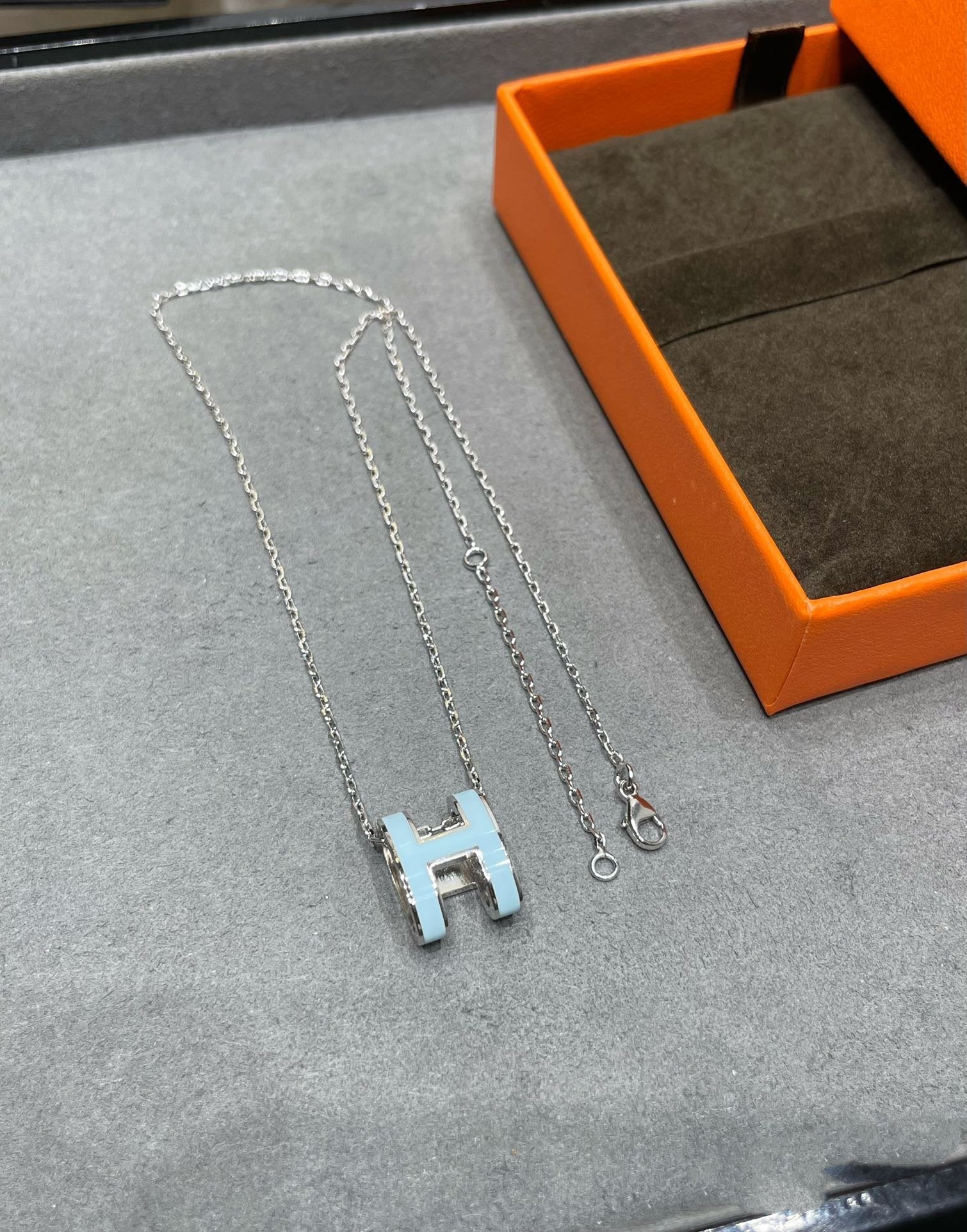 [Marin]COLLIER POP H BLEU CIEL