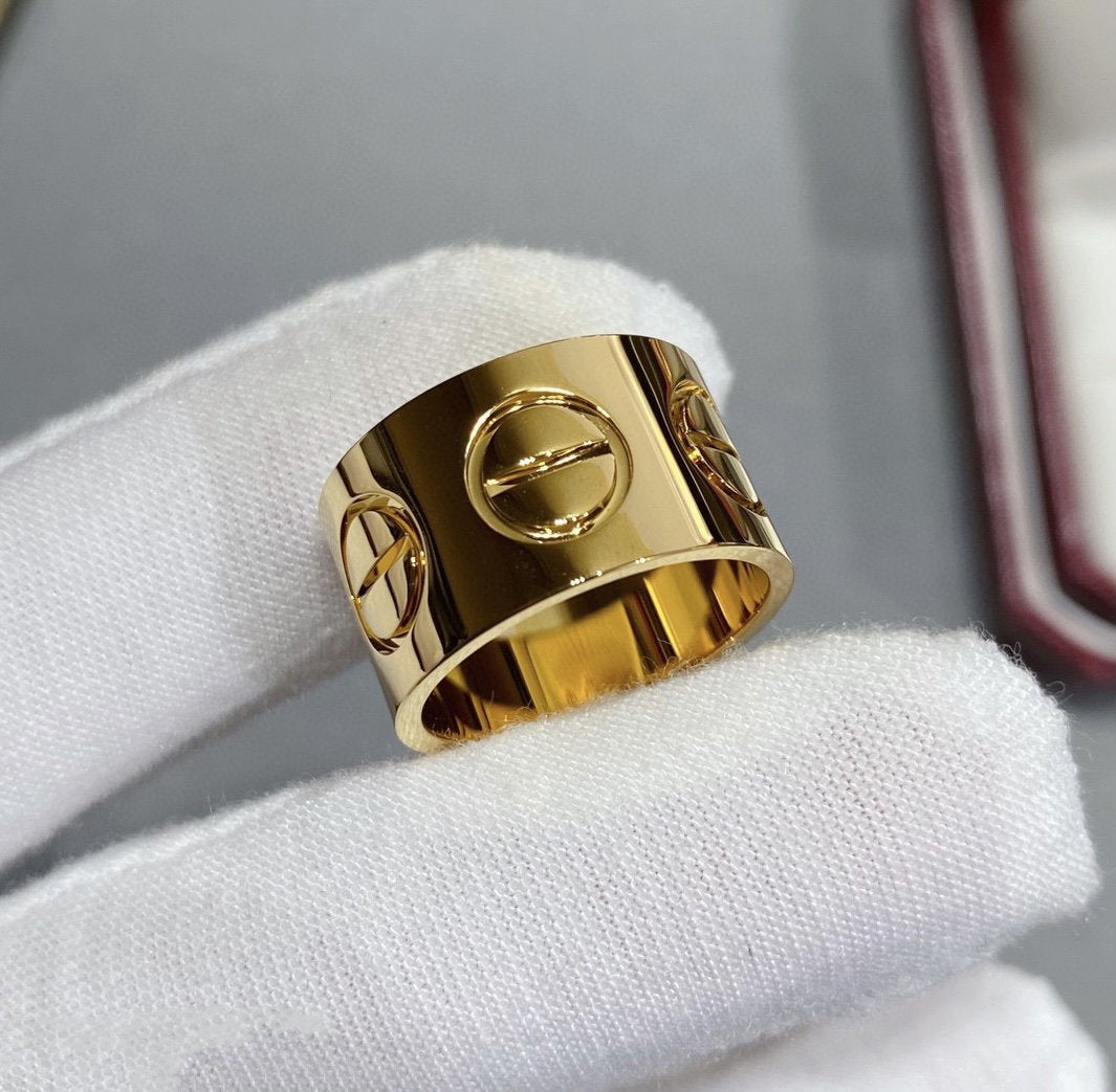 [Marin-Jewelry]LOVE 11MMラージリング