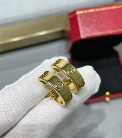 [Marin-Jewelry]LOVE 5.5MM EARRINGS