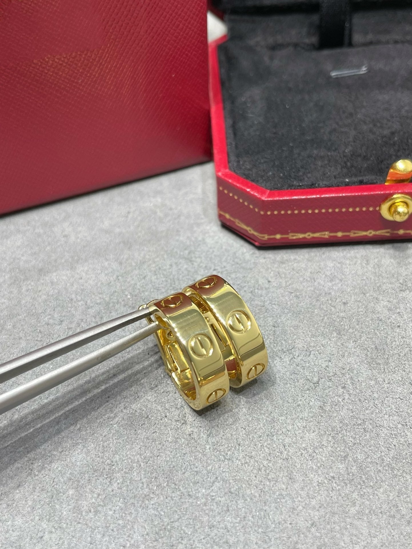 [Marin-Jewelry]LOVE 5.5MM EARRINGS