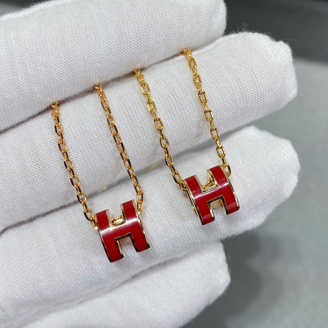 [Marin-Jewelry]MINI POP H NECKLACE