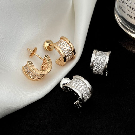 [Marin]ZERO 1 DIAMOND PAVED EARRINGS