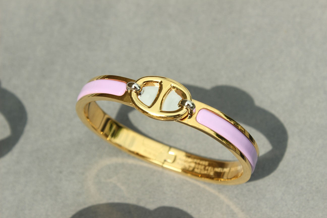 [Marin-Jewelry]CLIC CHAINE GOLD BRACELET