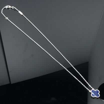[Marin-Jewelry]クローバー ピーターサイト シルバーロングネックレス