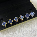 [Marin]CLOVER PIETERSITE MEDIUM STUD EARRINGS