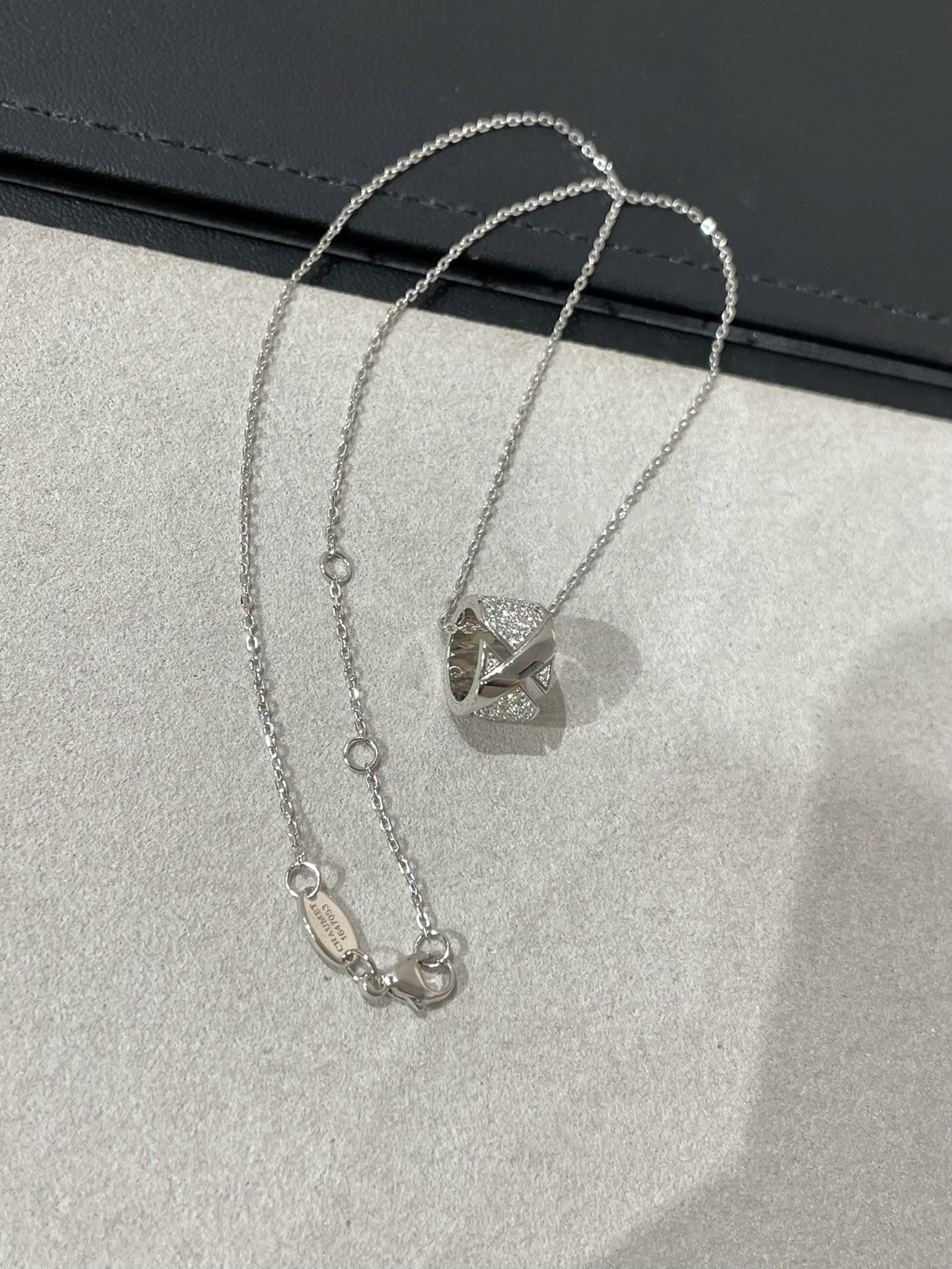 [Marin]LIENS EVIDENCE ダイヤモンド パヴェ ネックレス