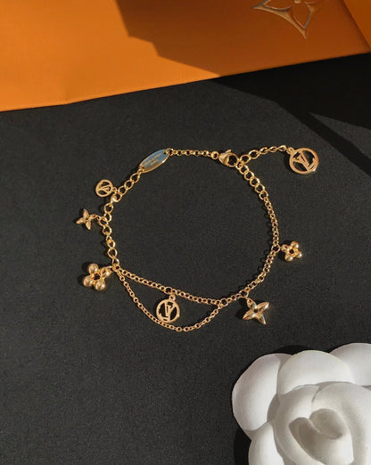 [Marin-Jewelry]BLOOMING PINK GOLD MOP BRACELET