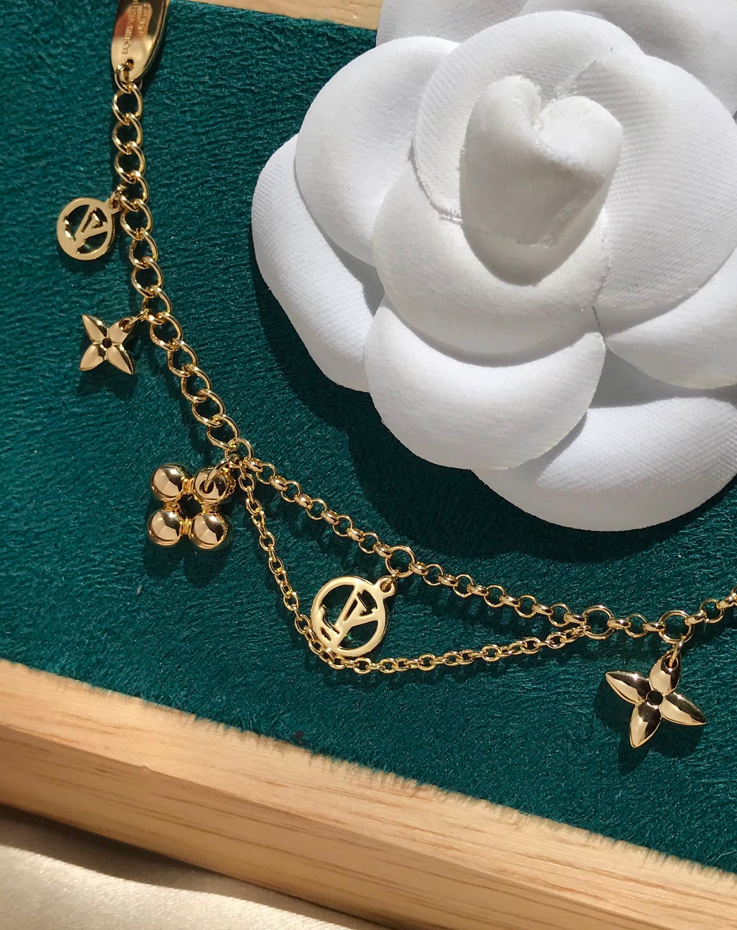 [Marin-Jewelry]BLOOMING PINK GOLD MOP BRACELET