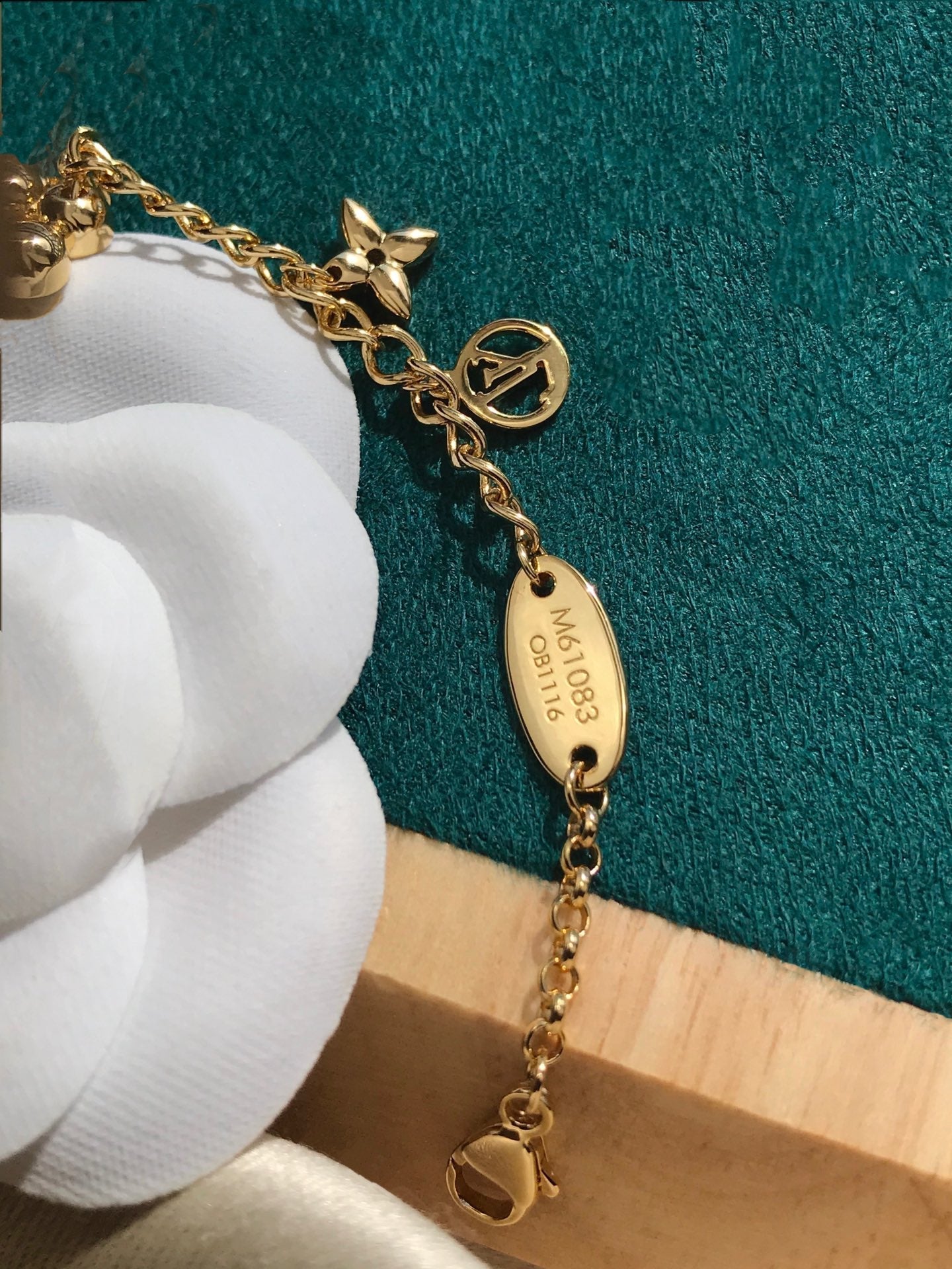 [Marin]BLOOMING PINK GOLD MOP BRACELET