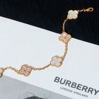 [⭐Shinejoy]CLOVER WHITE PEARL MOP 5 MOTIF BRACELET COLLECTION