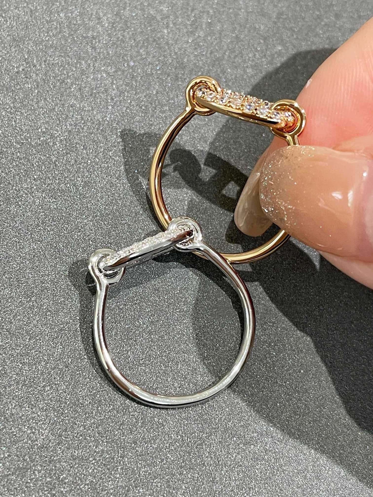 [Marin-Jewelry]RONDE SMALL DIAMOND RING