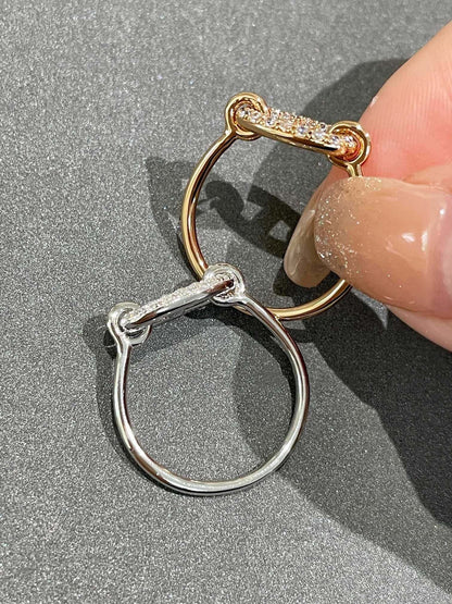 [Marin-Jewelry]RONDE SMALL DIAMOND RING