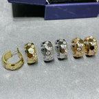 [Marin]BEE LOVE DIAMOND HOOP EARRINGS