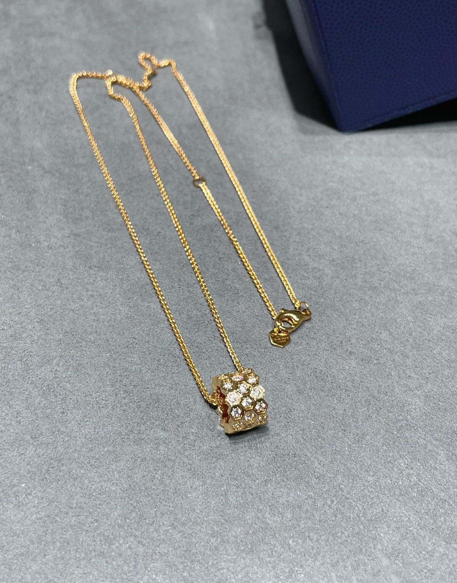 [Marin]COLLIER BEE LOVE DIAMOND PAVÉ 3 RANGS