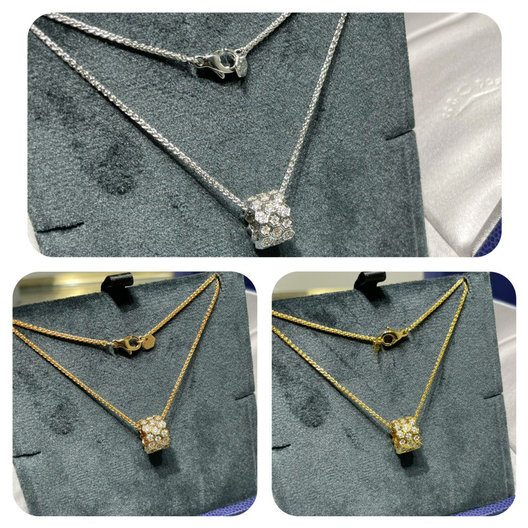 [Marin]COLLIER BEE LOVE DIAMOND PAVÉ 3 RANGS