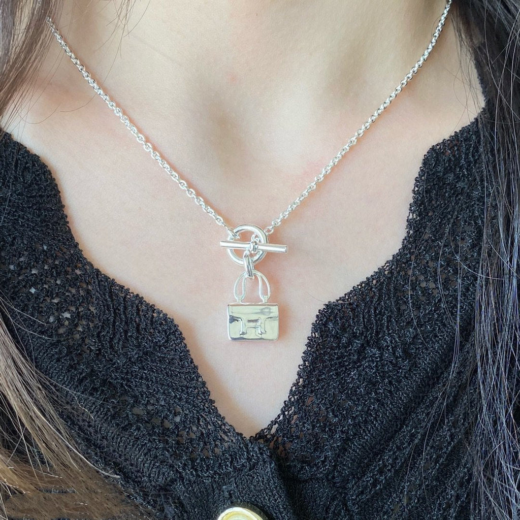 [Marin]CONSTANCE PEDANT SILVER NECKLACE