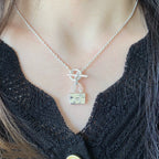 [Marin]CONSTANCE PEDANT SILVER NECKLACE