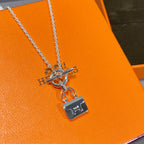 [Marin]CONSTANCE PEDANT SILVER NECKLACE