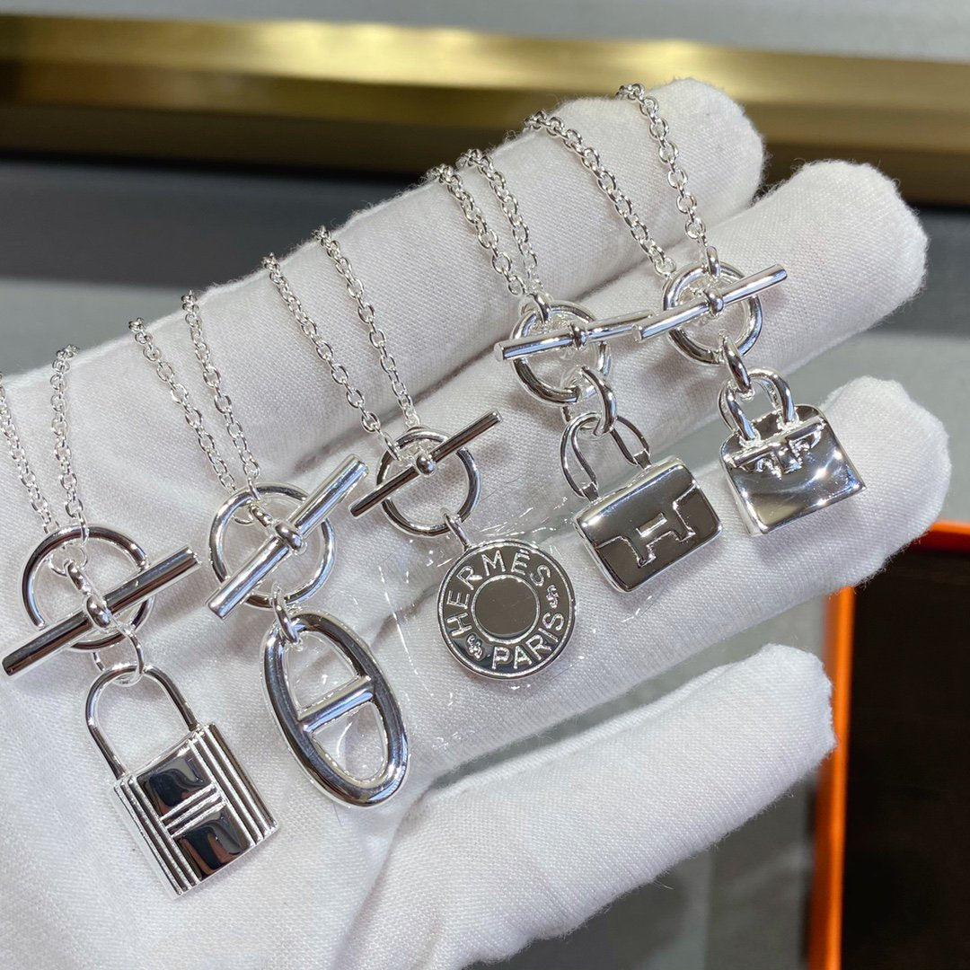 [Marin]CONSTANCE PEDANT SILVER NECKLACE