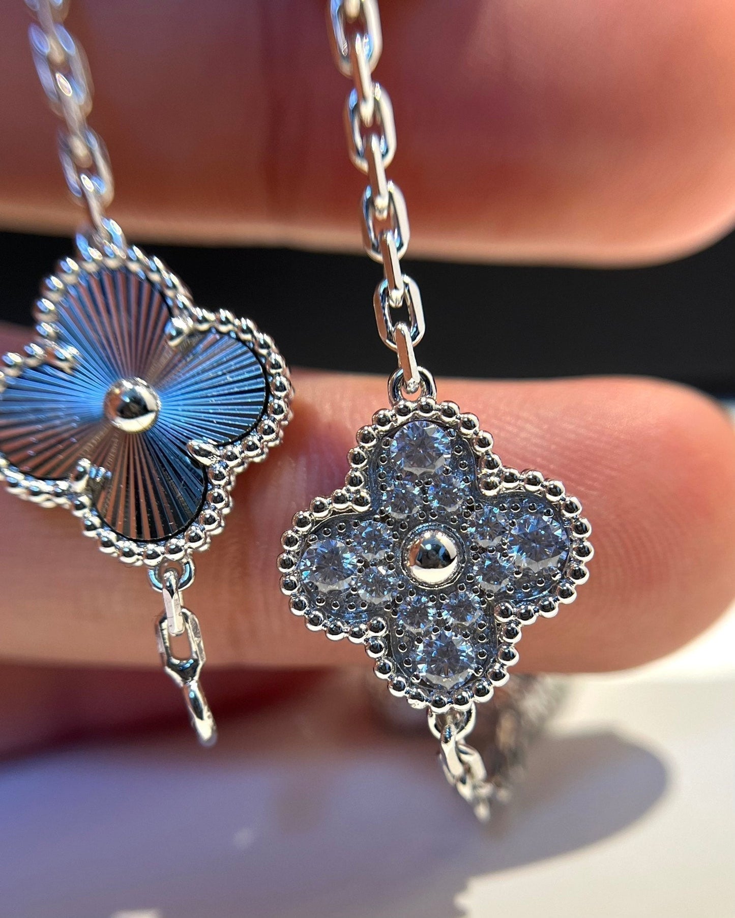 [Marin-Jewelry] CLOVER 5 MOTIF LASER BRACELET COLLECTION