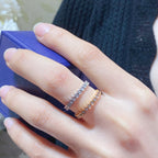 [Marin]Bague petite BEE LOVE diamant pavé