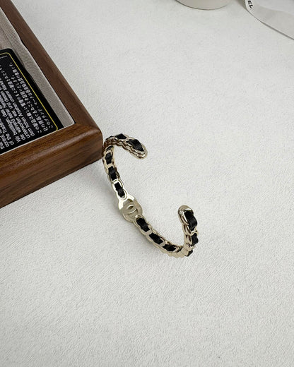 [Marin-Jewelry]Double C Open Bangle