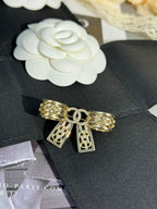 [Marin]Broche nœud creux 25K