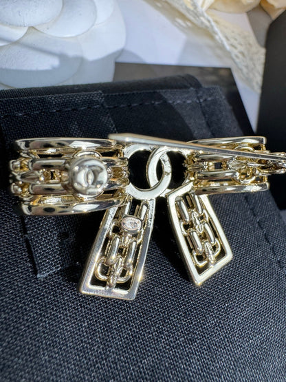 [Marin-Jewelry]25K Hollow Bow Brooch