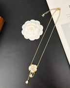 [Marin]Cloud Pearl Collier Pendentif Chaîne Nacre Diamant