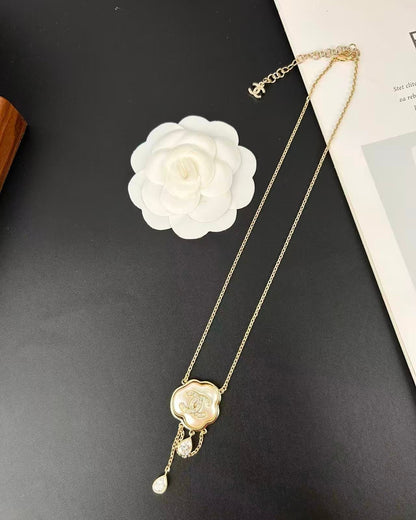 [Marin-Jewelry]雲と真珠のシェルダイヤモンドチェーンペンダントネックレス