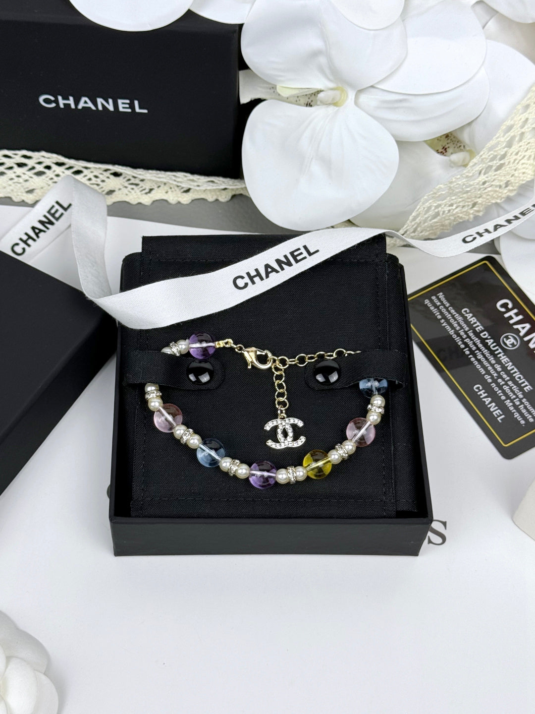 [Marin-Jewelry]カラフル透明レジンブレスレット