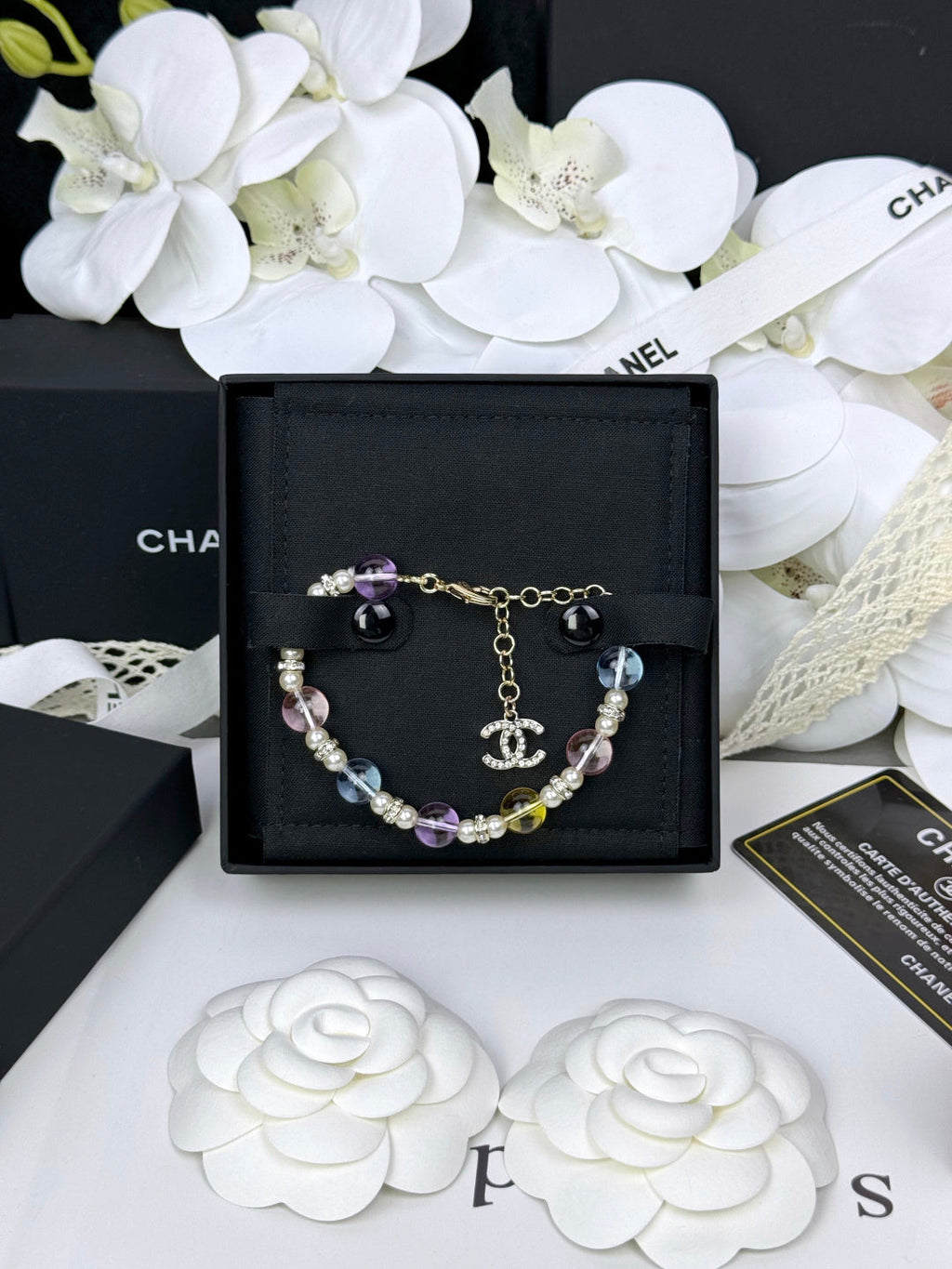 [Marin]Colorful Transparent Resin Bracelet