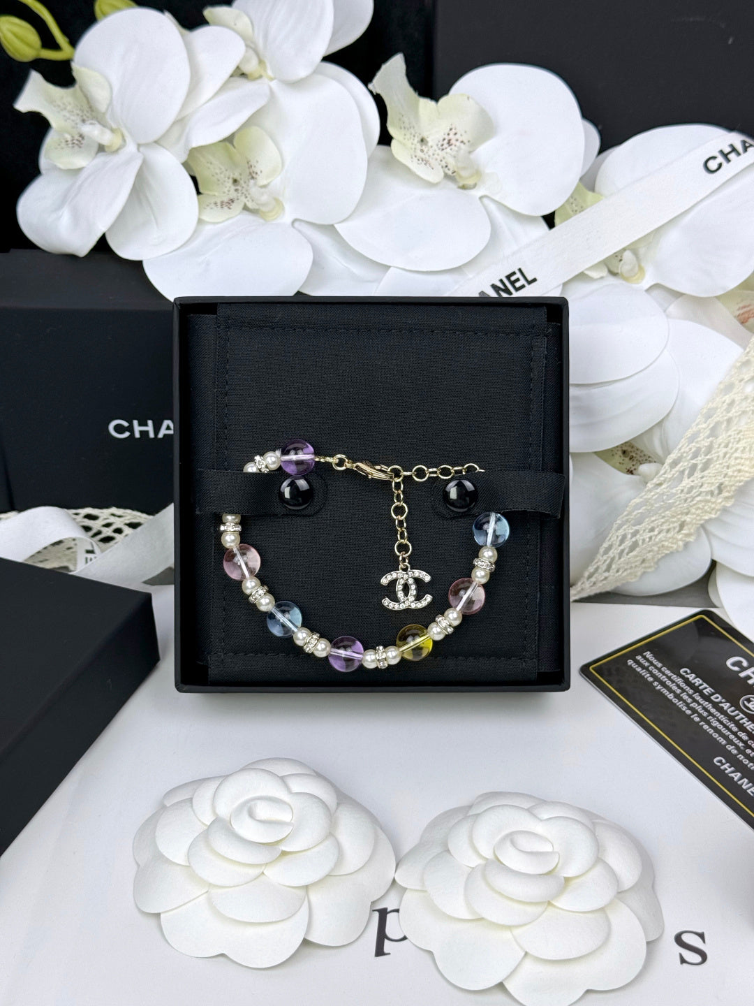 [Marin-Jewelry]カラフル透明レジンブレスレット
