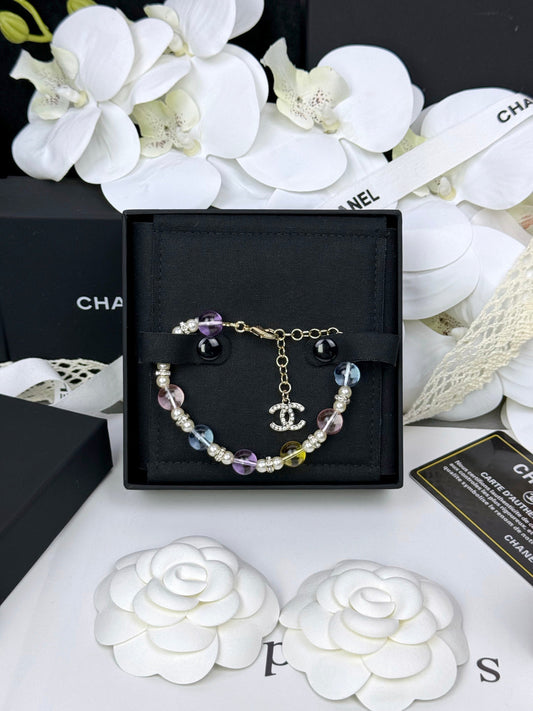 [Marin]Colorful Transparent Resin Bracelet