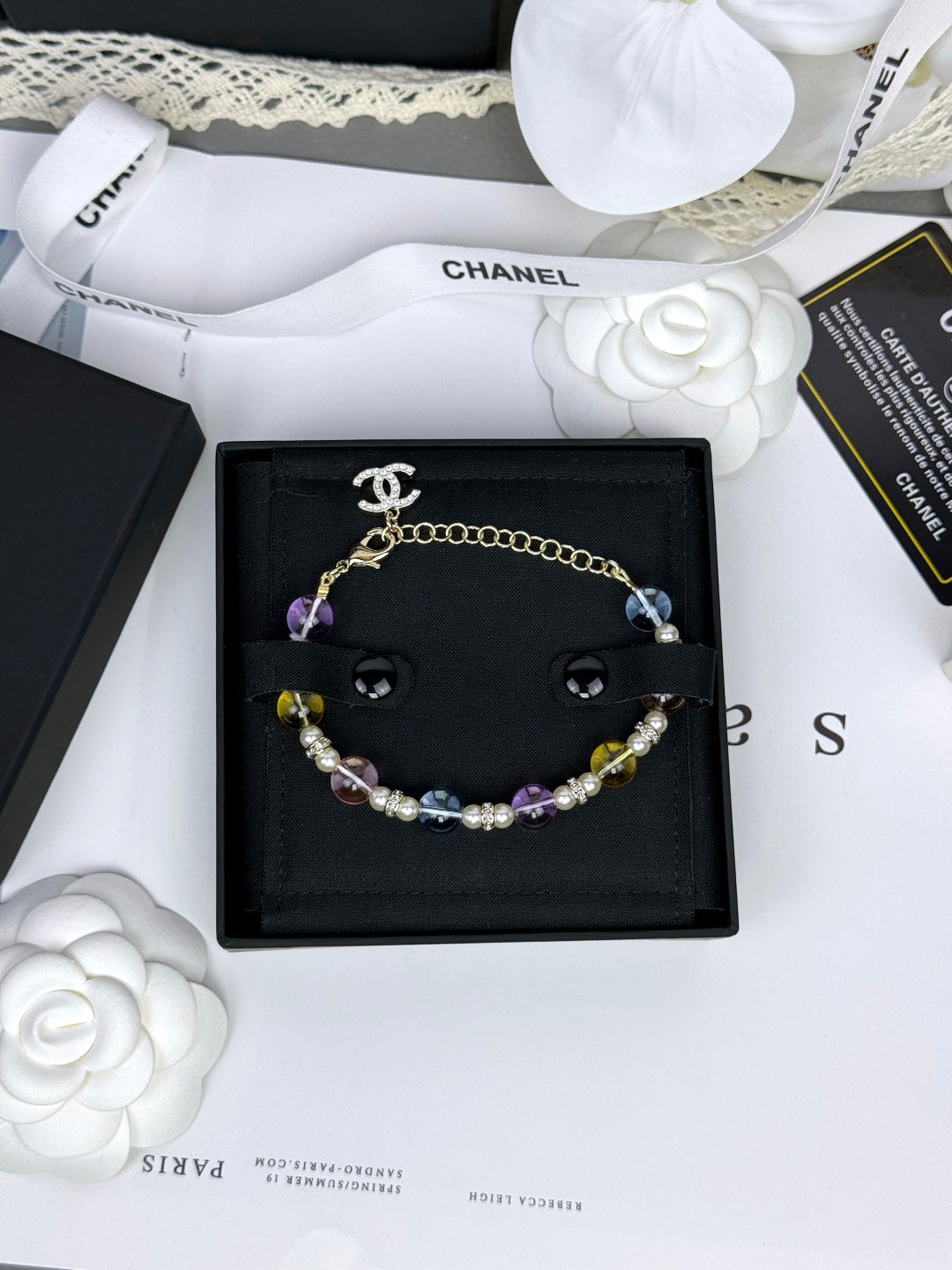 [Marin-Jewelry]カラフル透明レジンブレスレット