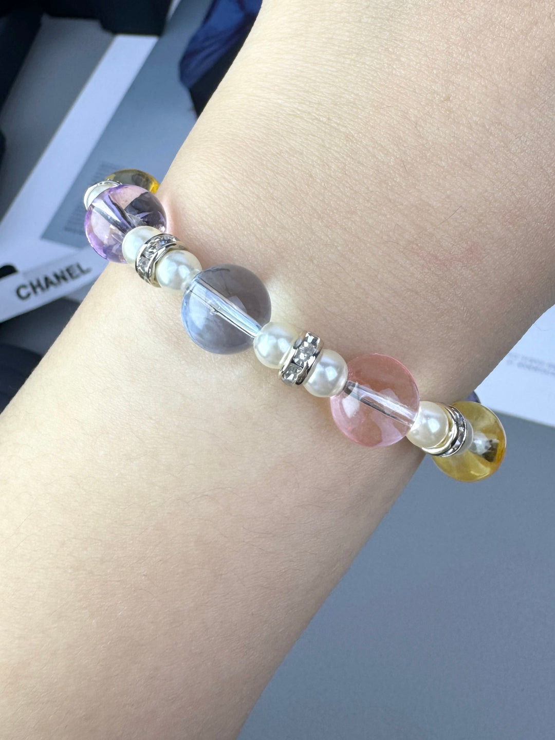[Marin-Jewelry]カラフル透明レジンブレスレット
