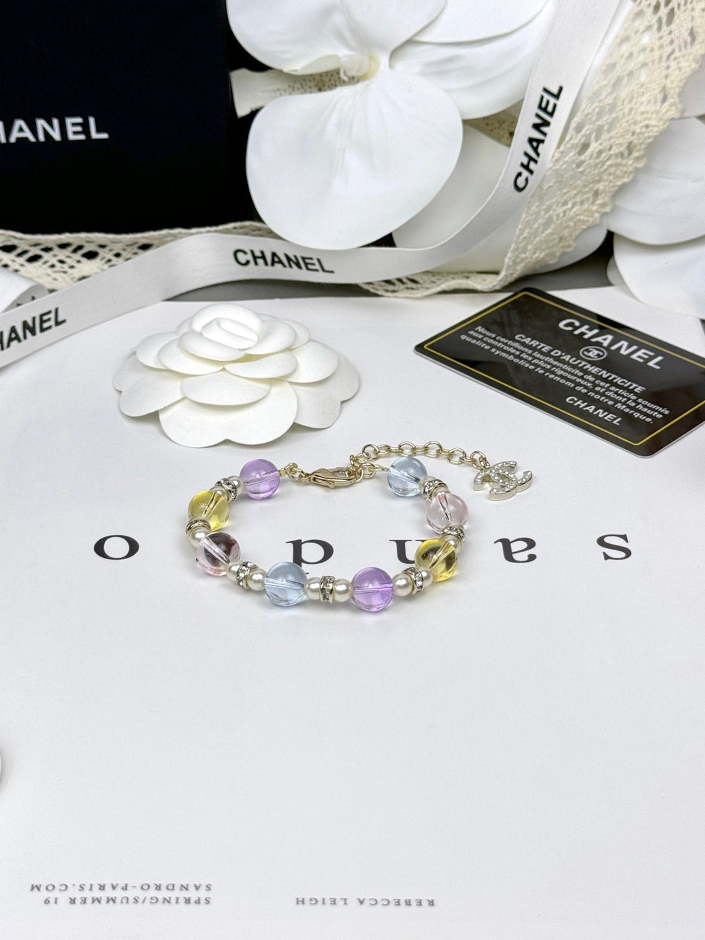 [Marin]Colorful Transparent Resin Bracelet