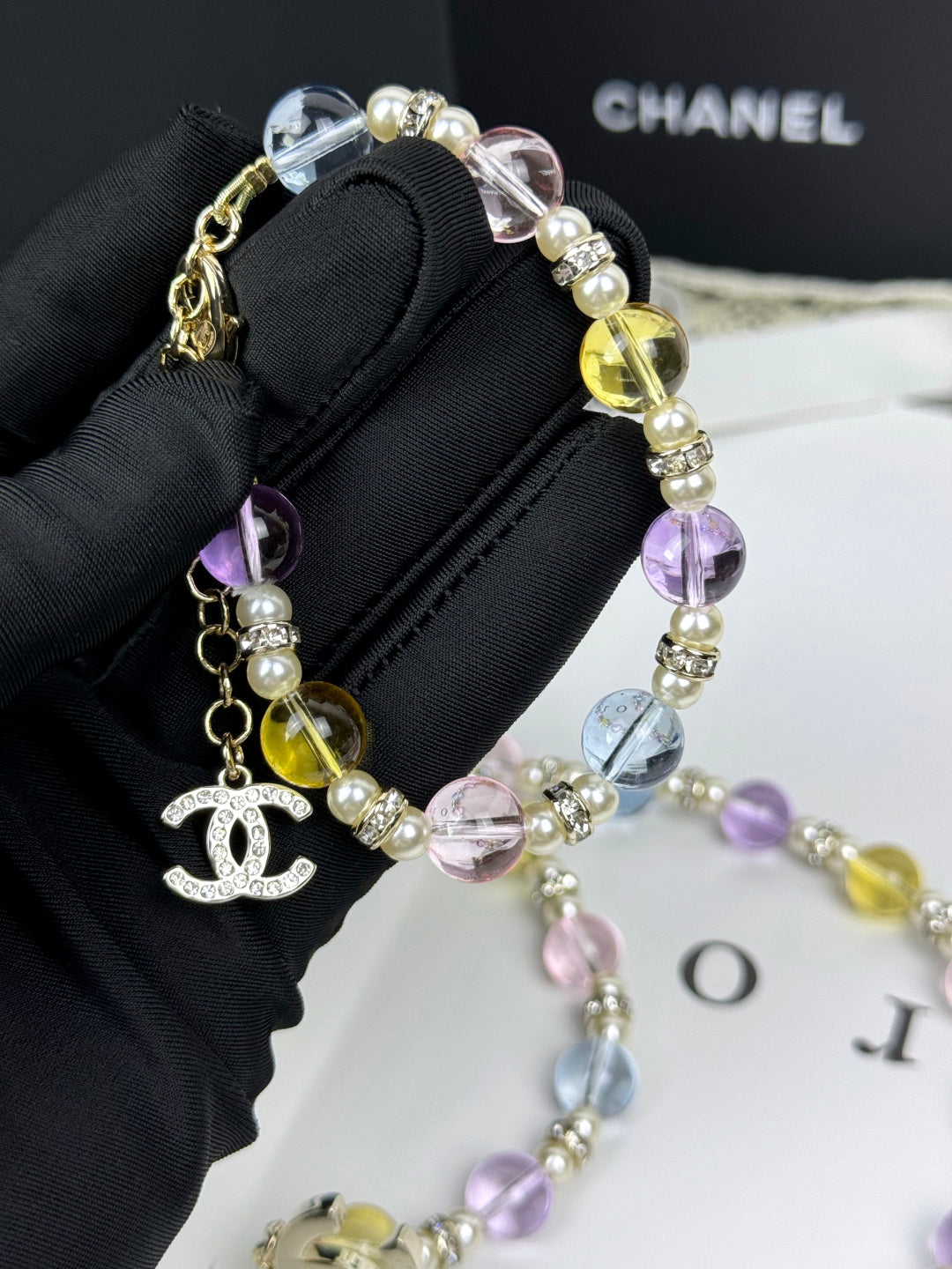 [Marin]Colorful Transparent Resin Bracelet