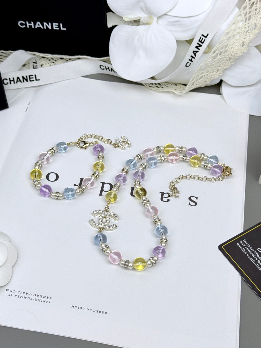 [Marin]Colorful Transparent Resin Bracelet
