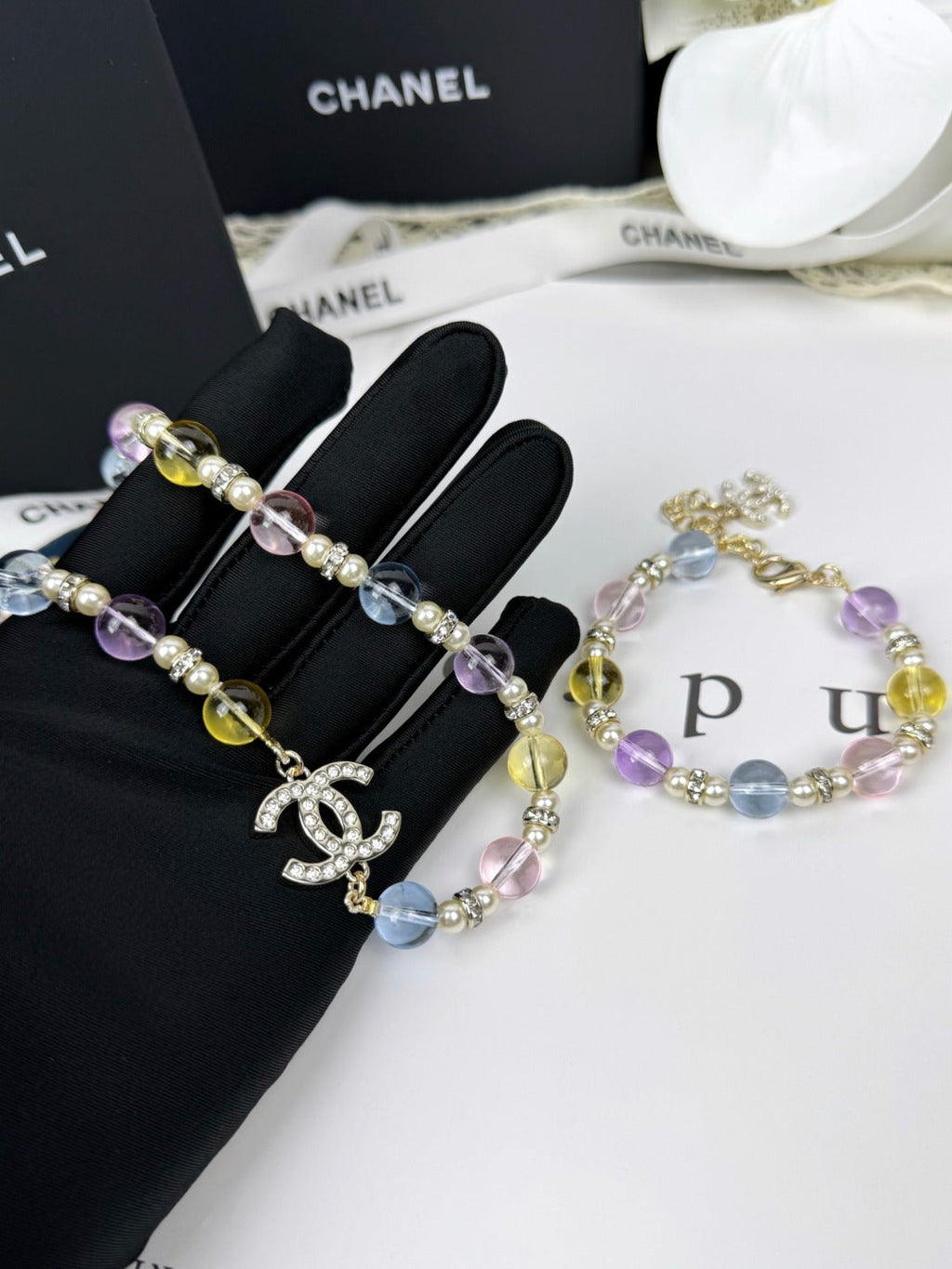 [Marin]26C New Spring Collection Colorful Transparent Resin Necklace