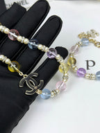 [Marin]26C New Spring Collection Colorful Transparent Resin Necklace