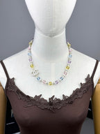 [Marin]26C New Spring Collection Colorful Transparent Resin Necklace