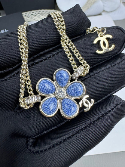 [Marin-Jewelry]VOLTE New Blue Floral Double-Layer Bracelet