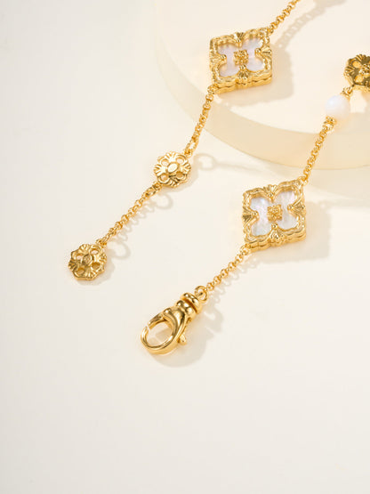 [Marin]B.C.L ENAMELED Three-Flower Bracelet（Trumpet)