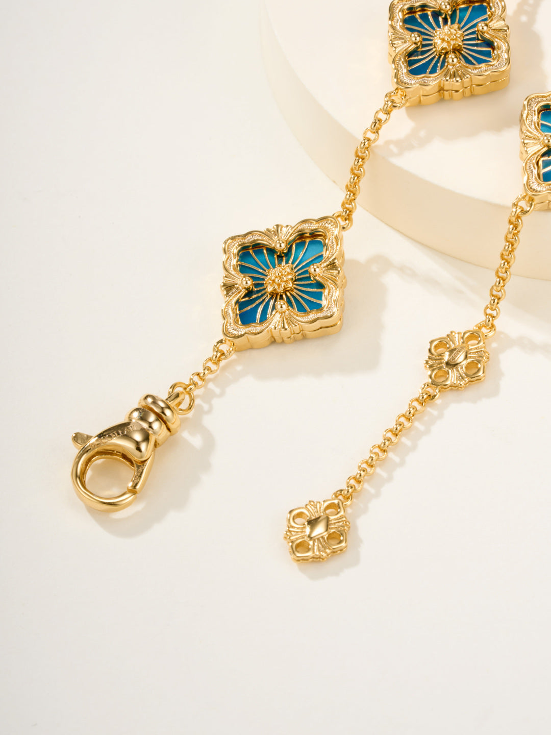 [Marin]B.C.L ENAMELED Five-Flower Bracelet（Various Colors)