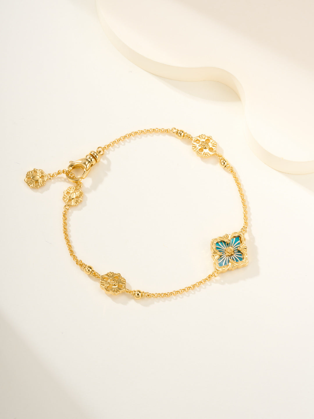 [Marin]B.C.L ENAMELED One-Flower Bracelet（Various Colors)