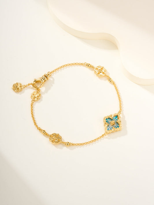 [Marin]B.C.L ENAMELED One-Flower Bracelet（Various Colors)